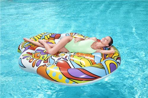 Bestway luchtbed skull art collection - 193 x 141 cm