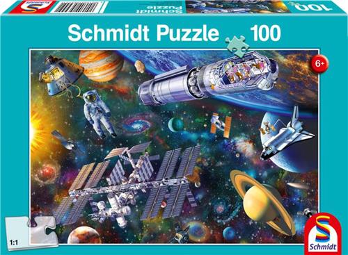 Schmidt - kinderpuzzel - Ruimteplezier - 100 stukjes