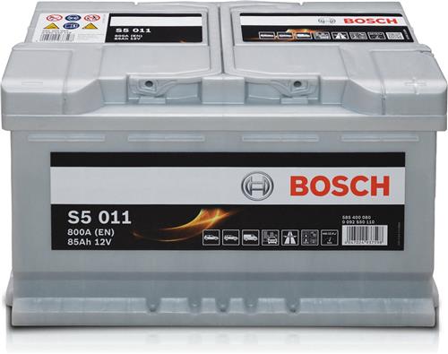 BOSCH | Accu - 12V 85Ah | S5011 - 0 092 S50 110 | Auto Start Accu