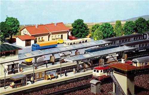 Faller - 3 Perrons - modelbouwsets, hobbybouwspeelgoed voor kinderen, modelverf en accessoires