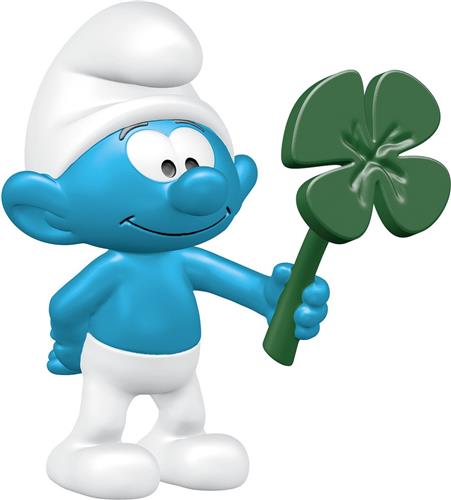 schleich de Smurfen - Smurf met Klaver - 20797