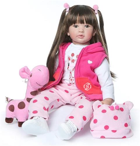 Equivera Reborn Baby Pop - Reborn - Reborn Poppen - Reborn Baby Pop Silicone - Reborn Doll - Reborn Dolls - Reborn Levensechte Pop - Reborn Doll Silicone Baby - Reborn Baby Poppen - Handgemaakt