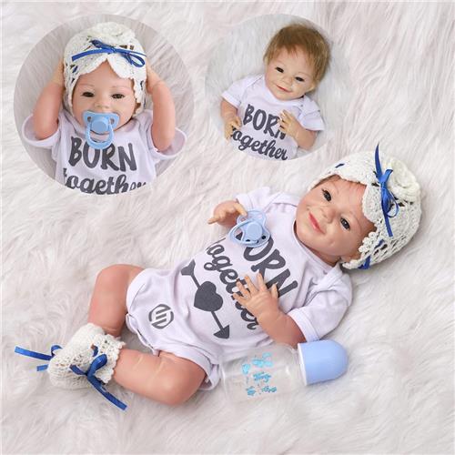 Equivera Reborn Baby Pop - Reborn - Reborn Poppen - Reborn Baby Pop Silicone - Reborn Doll - Reborn Dolls - Reborn Levensechte Pop - Reborn Doll Silicone Baby - Reborn Baby Poppen - Handgemaakt