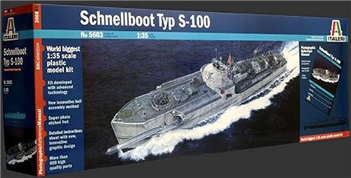 1:35 Italeri 5603 Schnellboot S-100-PRM Edition Plastic Modelbouwpakket