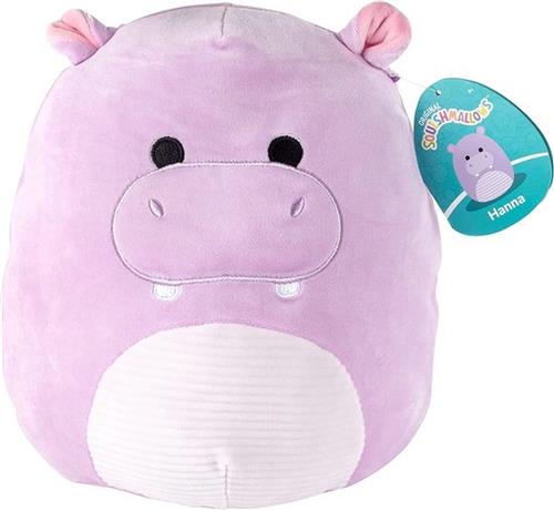 Squishmallows Hanna Purple Hippo W/Corduroy Belly 19cm Plush