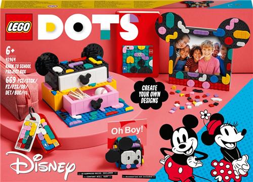 LEGO DOTS Mickey Mouse & Minnie Mouse: Terug naar school  - 41964