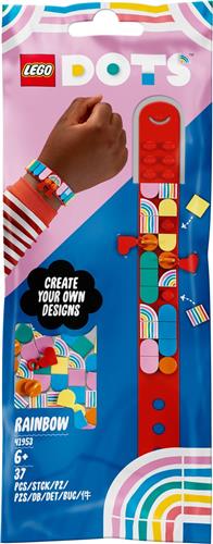 LEGO DOTS Regenboog armband met bedeltjes - 41953