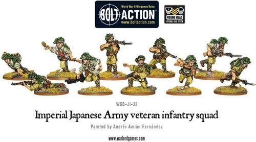 Imperial Japanese Army veteran infantry squad