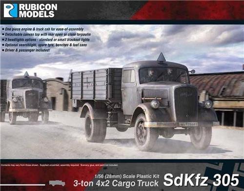 SdKfz 305 3-ton 4x2 Cargo Truck