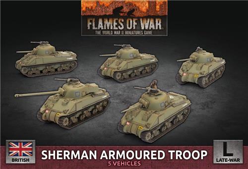 Flames of War: Sherman Armoured Troop