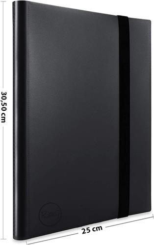 Verzamelmap voor 360 kaarten A4 formaat - 9 Pocket - Zwart