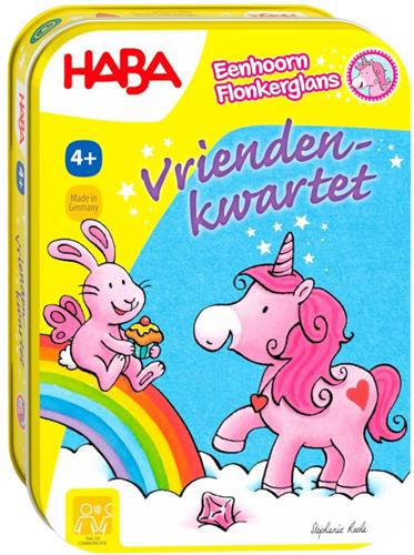 Spel - Eenhoorn Flonkerglans - Vriendenkwartet - In blikje - 4+
