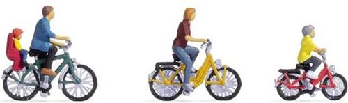 NOCH 15909 H0 Fietstocht met het gezin figuren Kant-en-klaar model