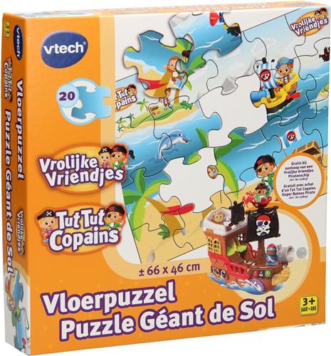 Vrolijke Vriendjes Vloerpuzzel Pirateneiland