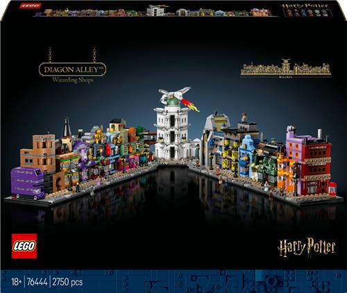 LEGO Harry Potter De Wegisweg tovenaarswinkels tovenaarsset - 76444
