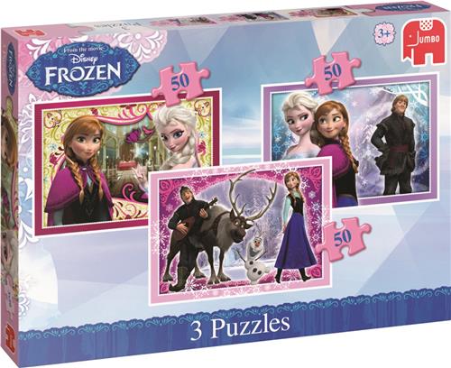 Jumbo Disney Frozen - Puzzel - 3 x 50 Stukjes