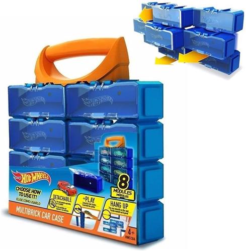 Hot Wheels - Multibrick - opbergkoffer - 8 vakken