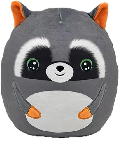 Ty Squish a Boo Sneaky Grey Raccoon 20cm.