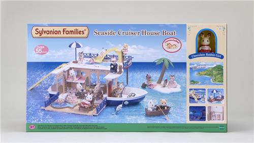 Sylvanian Families 5206 Zeecruiser Woonboot - Speelfigurenset