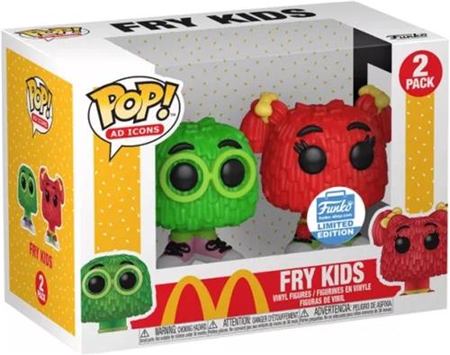 POP! Ad Icons McDonald's 2-Pack Fry Guy (Green Glass) - mini