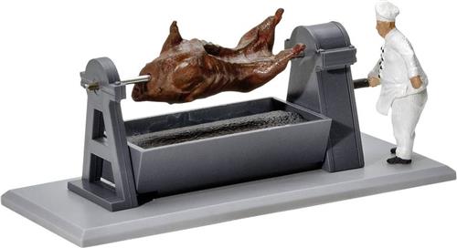 Viessmann Modelltechnik 1552 H0 Grill met os aan het spit figuren Functioneel model