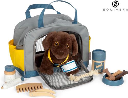 Equivera Dierenarts Speelgoed - Speelgoed - Dierenarst Set - Dierenarts Koffer - Dierenarst Speelset in Koffer