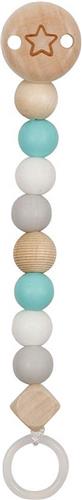 Goki Houten Fopspeenketting Ster Blauw
