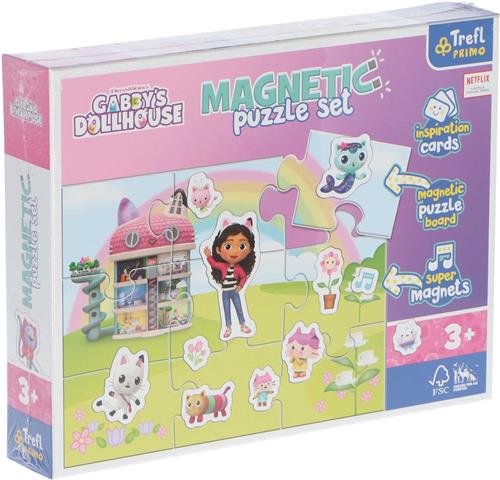 Trefl Trefl Magnetic Puzzles - Explore Gabby's world / Universal Gabby's Dollhouse_FSC Mix 70%.