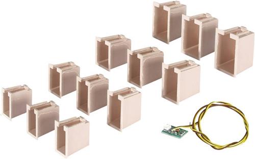 Viessmann Modelltechnik 6005 Interieurverlichting gebouw Wit 1 set(s)