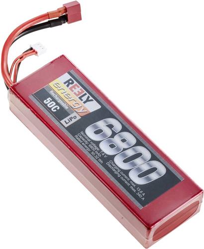Reely LiPo ontvangeraccu 7.4 V 6800 mAh Aantal cellen: 2 50 C Hardcase T-stekkersysteem