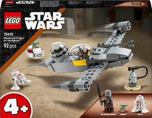 LEGO Star Wars Mando en Grogus N-1 Starfighter - 75410