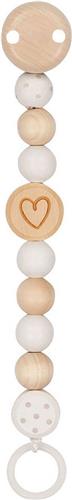 Goki Houten Fopspeenketting Hart