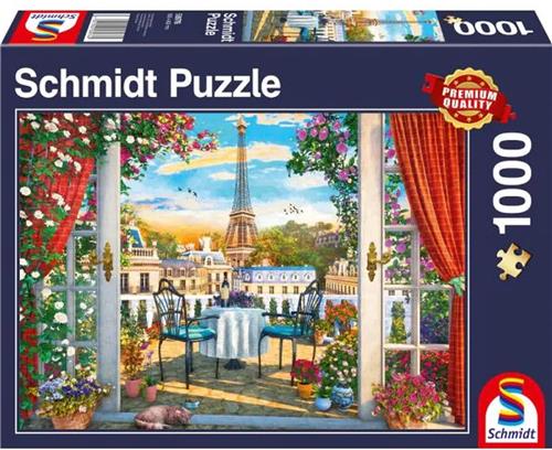 Schmidt puzzel - Terras in Parijs - 1000 stukjes.