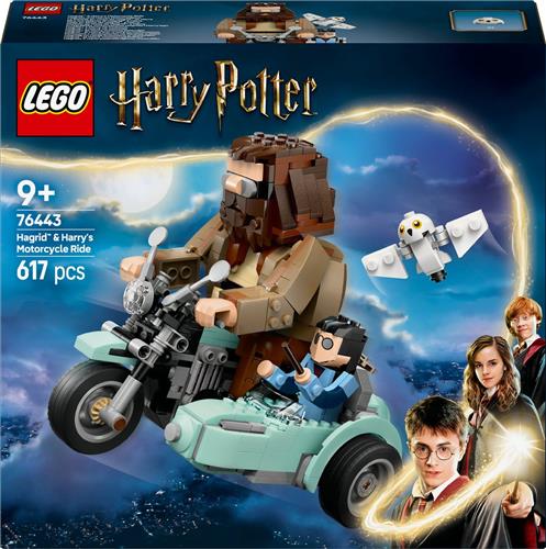 LEGO Harry Potter Hagrid en Harry's rit op de motor magisch - 76443