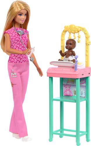 Barbie Babydokterspop - Babydokterset met barbiepop