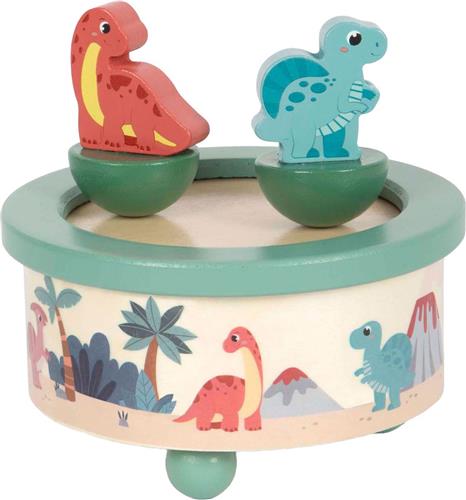 Small Foot - Houten Muziekdoos Dino