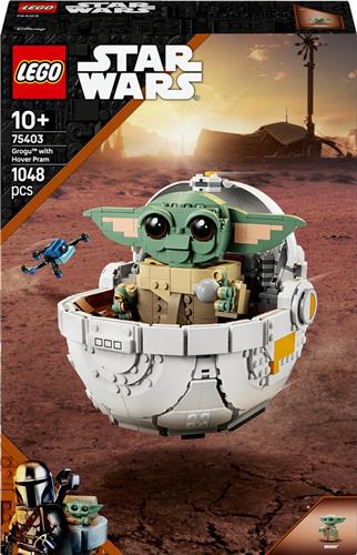 LEGO Star Wars: The Mandalorian Grogu met zweefkinderwagen 75403