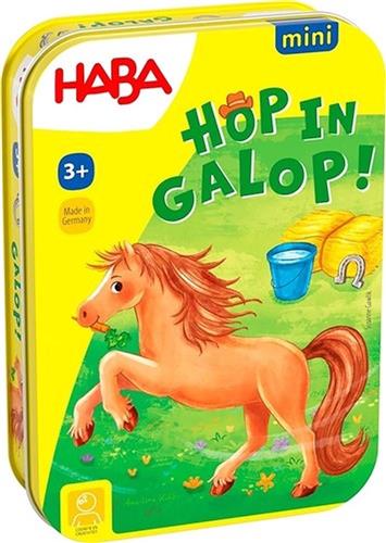 Haba !!! Mini Spel - Hop in galop! (Nederlands) = Duits 2011628001 - Frans 2011628003.