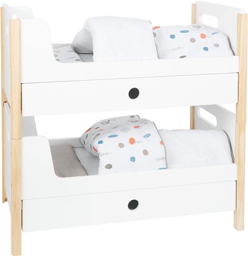 Small Foot - Houten Poppenhoogslaper Little Button met Bedde