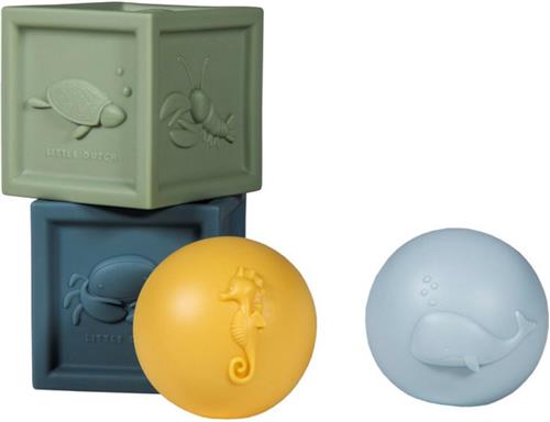 Little Dutch Ocean Baby Blokken met Ballen Set