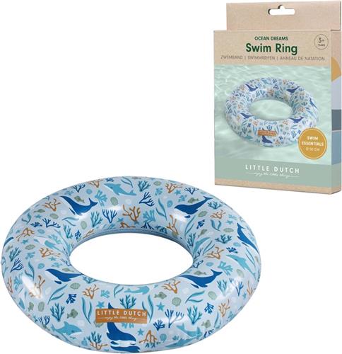 Little Dutch Zwemring Blauw 50 cm Ocean Dreams Blauw
