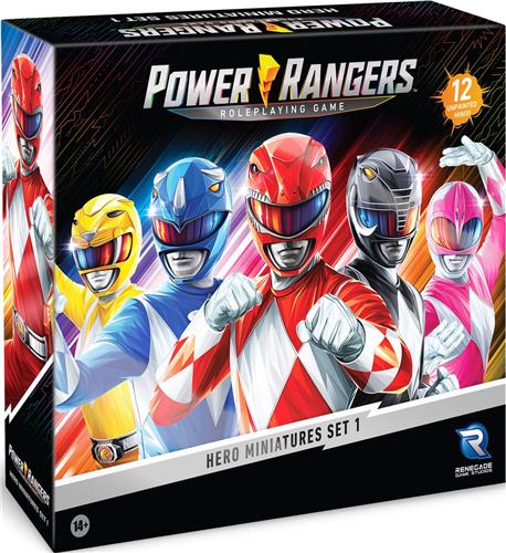 Power Rangers: RPG Hero Miniatures Set 1 - Rolepaying Game - Renegade Game Studios