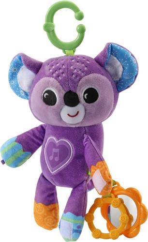 VTech Knuffie Mijn Koalavriendje - Interactief Speelgoed - met Bevestigingsring & Klittenband - 3 tot 24 maanden
