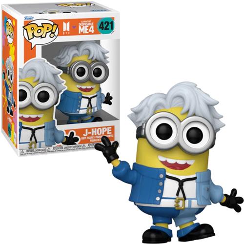 Minions Despicable Me 4 - BTS - J-Hope vinylfiguur 421 Funko Pop! meerkleurig