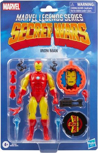 Secret Wars Marvel Legends Retro Action Figure Iron Man 15 cm