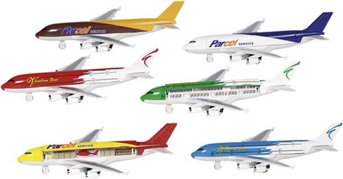Goki Airplane, die-cast, L= 19 cm (1 stuk)