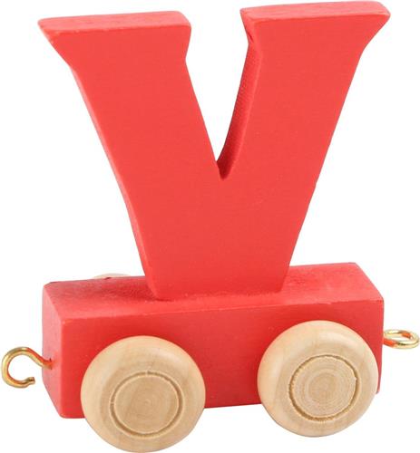 Small Foot - Houten Lettertrein Kleur - V