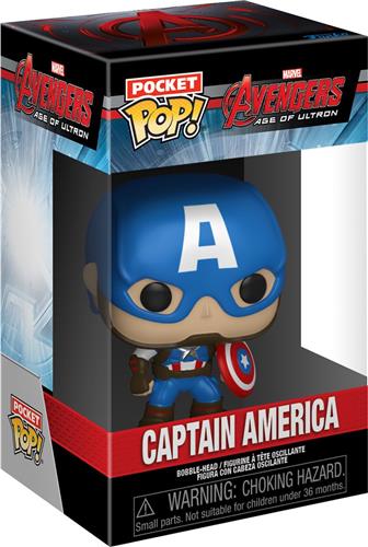 Funko Pocket Pop! & Tee: Marvel - Captain America - Kids S