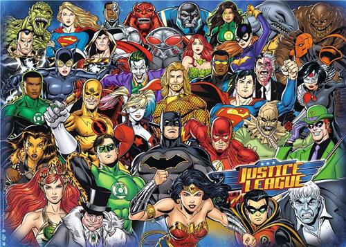 Ravensburger puzzel Challenge - DC Comics - Justice League - 1000 stukjes.