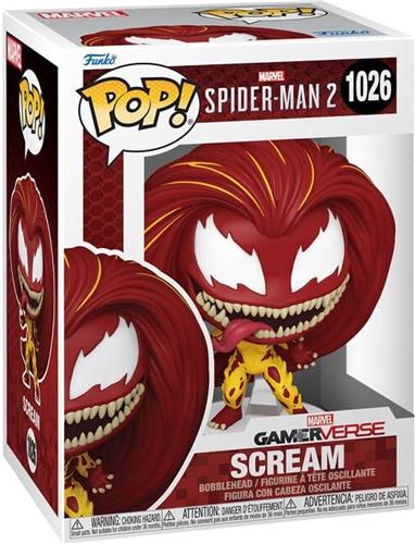 Spider-Man 2 - Scream vinylfiguur 1026 Funko Pop! meerkleurig
